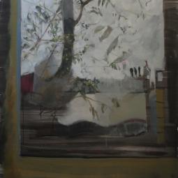 Fenêtre, 2015, huile sur toile,162x130cm