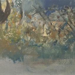 Ciel orageux, 2017, huile sur toile, 22x27 cm